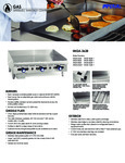 Imperial Range IMGA Spec Sheet Imperial Range IMGA Spec Sheet