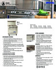 Imperial Range IR-36 Spec Sheet Imperial Range IR-36 Spec Sheet
