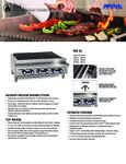 Imperial Range IRB Spec Sheet Imperial Range IRB Spec Sheet