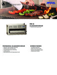Imperial Range IRSB Broiler Spec Sheet Imperial Range IRSB Broiler Spec Sheet