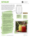 Infinium 16 oz Mason Jar Specsheet