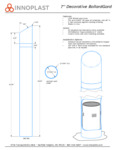 Innoplast 7 Inch Slant Top Bollard Spec Sheet Innoplast 7 Inch Slant Top Bollard Spec Sheet
