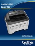 Brother intelliFAX-2940 laser multi-function fax machine Brother intelliFAX-2940 laser multi-function fax machine
