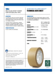 IPG Recycled Kraft Paper Carton Sealing Tape Technical Data Sheet