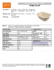 World Centric Plant Fiber Box Specsheet