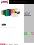 80JC Paper Tray and Tubs Lid Specsheet