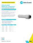 JG Drinks Grey Acetal Reducer (Imperial) Data Sheet JG Drinks Grey Acetal Reducer (Imperial) Data Sheet