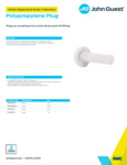 JG Drinks Polypropylene Plug Data Sheet JG Drinks Polypropylene Plug Data Sheet