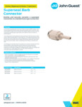 JG Drinks Superseal Barb Connector Data Sheet