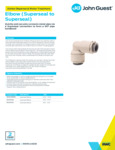 JG Drinks Superseal Elbow (Superseal x Superseal) Data Sheet JG Drinks Superseal Elbow (Superseal x Superseal) Data Sheet