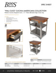 John Boos & Co. WAL-CUCE SpecSheet