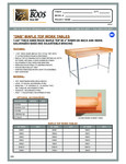 John Boos & Co. DNB Work Tables John Boos & Co. DNB Work Tables