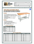 John Boos & Co. HNS Work Tables John Boos & Co. HNS Work Tables