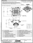 Josam 49300 Series Specsheet Josam 49300 Series Specsheet