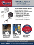 KEY-BAK 0005-002_0485-802 Spec Sheet KEY-BAK 0005-002_0485-802 Spec Sheet