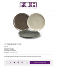 Front of House Kiln 11" Round Plates Part 2 Front of House Kiln 11" Round Plates Part 2