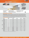 King Electric Cove Specsheet King Electric Cove Specsheet