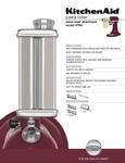 KitchenAid KPSA Spec Sheet