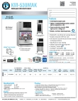 Hoshizaki KM-530 Specsheet