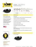Lodge L10SKL Spec Sheet