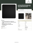 Lancaster Table & Seating 1643030TFBLK Specsheet