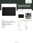 Lancaster Table & Seating 1643048TFBLK Specsheet