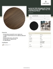 Lancaster Table & Seating 16430RTFDWL Specsheet