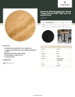 Lancaster Table & Seating 16430RTFMPL Specsheet