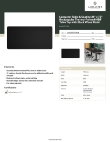 Lancaster Table & Seating 1643672TFBLK Specsheet