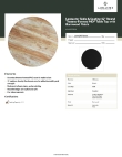 Lancaster Table & Seating 16442RTFBAW Specsheet