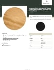 Lancaster Table & Seating 16442RTFMPL Specsheet