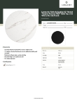 Lancaster Table & Seating 16442RTFWHM Specsheet