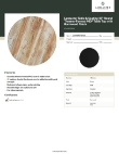 Lancaster Table & Seating 16448RTFBAW Specsheet