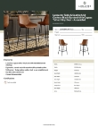 Lancaster Table & Seating 164ASBMCMFVCG Specsheet