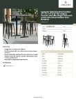 Lancaster Table & Seating 164B2848LZBK Specsheet