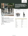 Lancaster Table & Seating 164B2848YOBK Specsheet Lancaster Table & Seating 164B2848YOBK Specsheet