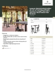 Lancaster Table & Seating 164B28SPABK Specsheet Lancaster Table & Seating 164B28SPABK Specsheet