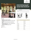 Lancaster Table & Seating 164B28SVEBK Specsheet Lancaster Table & Seating 164B28SVEBK Specsheet