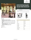 Lancaster Table & Seating 164B28SWABK Specsheet Lancaster Table & Seating 164B28SWABK Specsheet