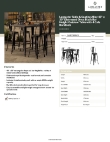 Lancaster Table & Seating 164B3048BKD Specsheet