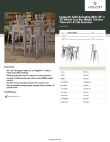 Lancaster Table & Seating 164B3048SIL Specsheet