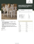 Lancaster Table & Seating 164B3048WHT Specsheet
