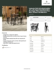 Lancaster Table & Seating 164B36SPABK Specsheet Lancaster Table & Seating 164B36SPABK Specsheet