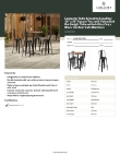 Lancaster Table & Seating 164B36SYOBK Specsheet Lancaster Table & Seating 164B36SYOBK Specsheet