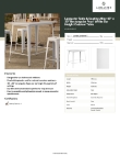 Lancaster Table & Seating 164BA3048WHT Specsheet