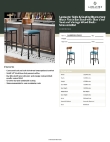 Lancaster Table & Seating 164BBMBVVBLKD Specsheet