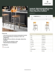 Lancaster Table & Seating 164BBMRNGCCC Specsheet