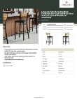 Lancaster Table & Seating 164BBSNVBKAS Specsheet