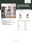 Lancaster Table & Seating 164BCROSBBGS Specsheet