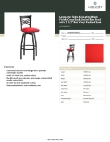 Lancaster Table & Seating 164BCROSBRDS Specsheet